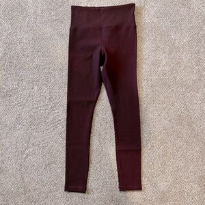 Athleta | Elation Rib Tight | Legging | Garnet | S